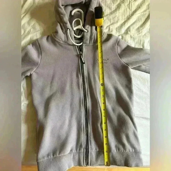 NWOT - Super dry purple zip up - US size 2 - Picture 4 of 6